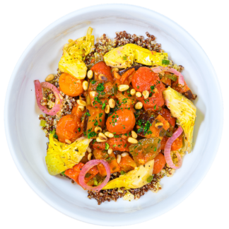 Vegan Caponata Quinoa Bowl