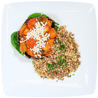 Vegan Stuffed Portabella