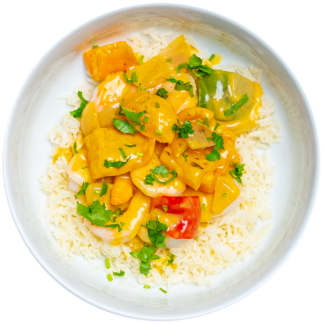 Thai Basil Shrimp Curry
